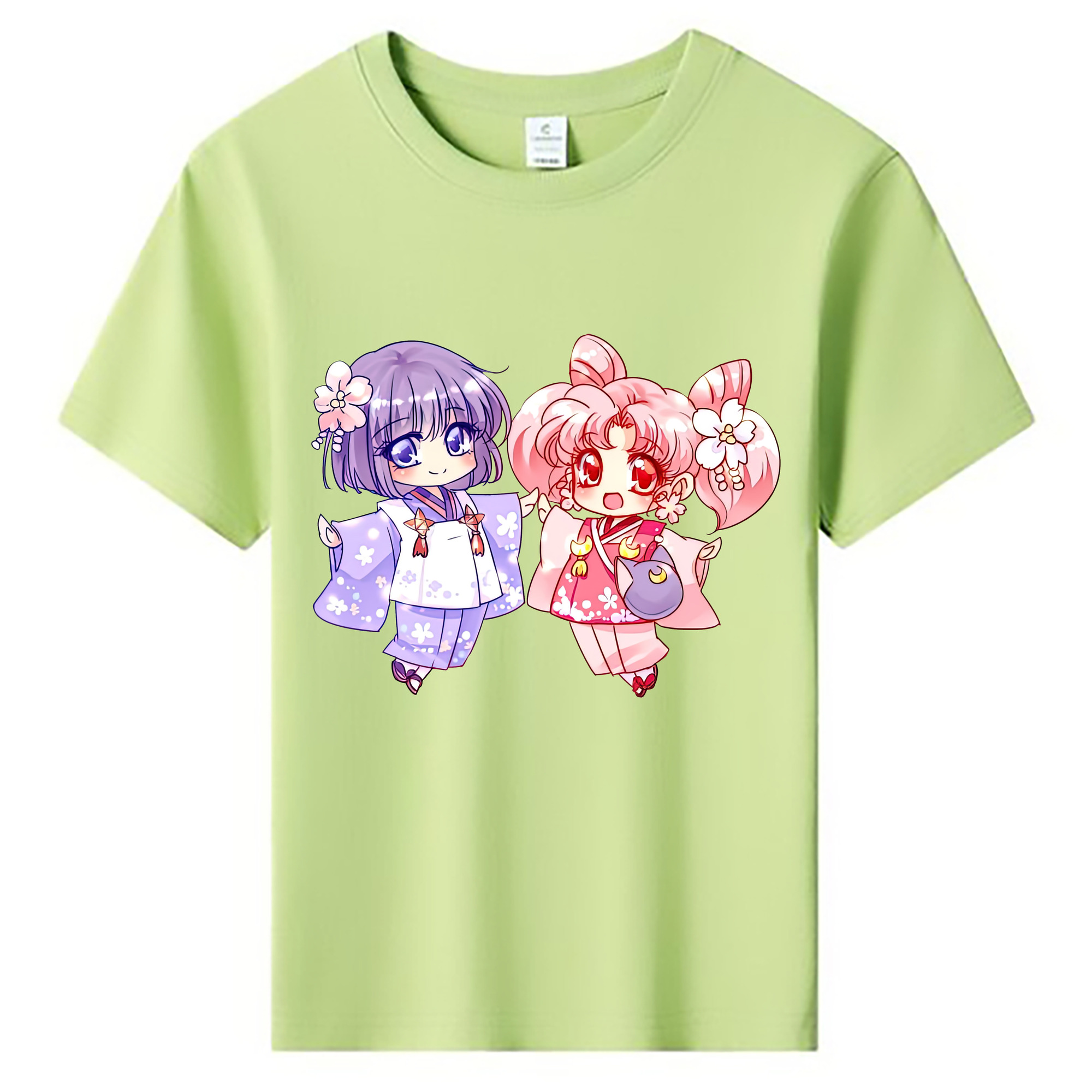（画像用） 美少女戦士セーラームーン ちびうさ Sailor Moon Chibiusa Tsukino Usagi Small Lady Serenity 綿100％キッズTシャツ（フロントプリント）